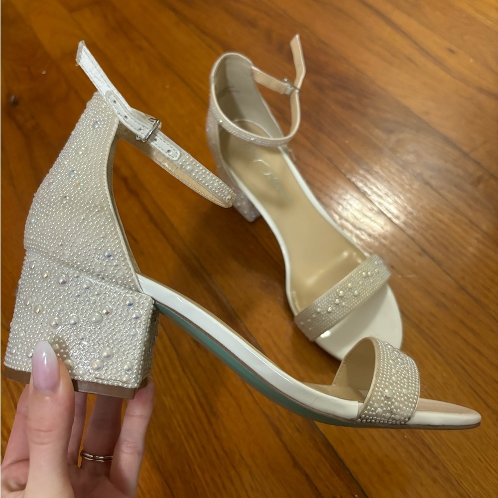 Betsey Johnson Wedding Mari Block Heels